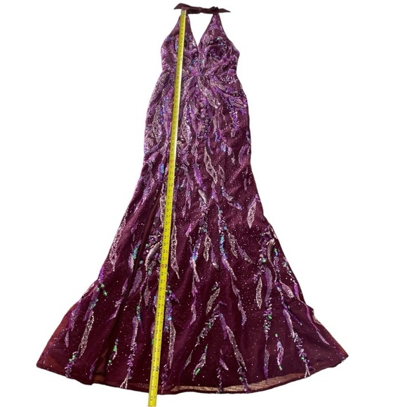 Dress the Population sequin halter gown - Picture 11 of 11